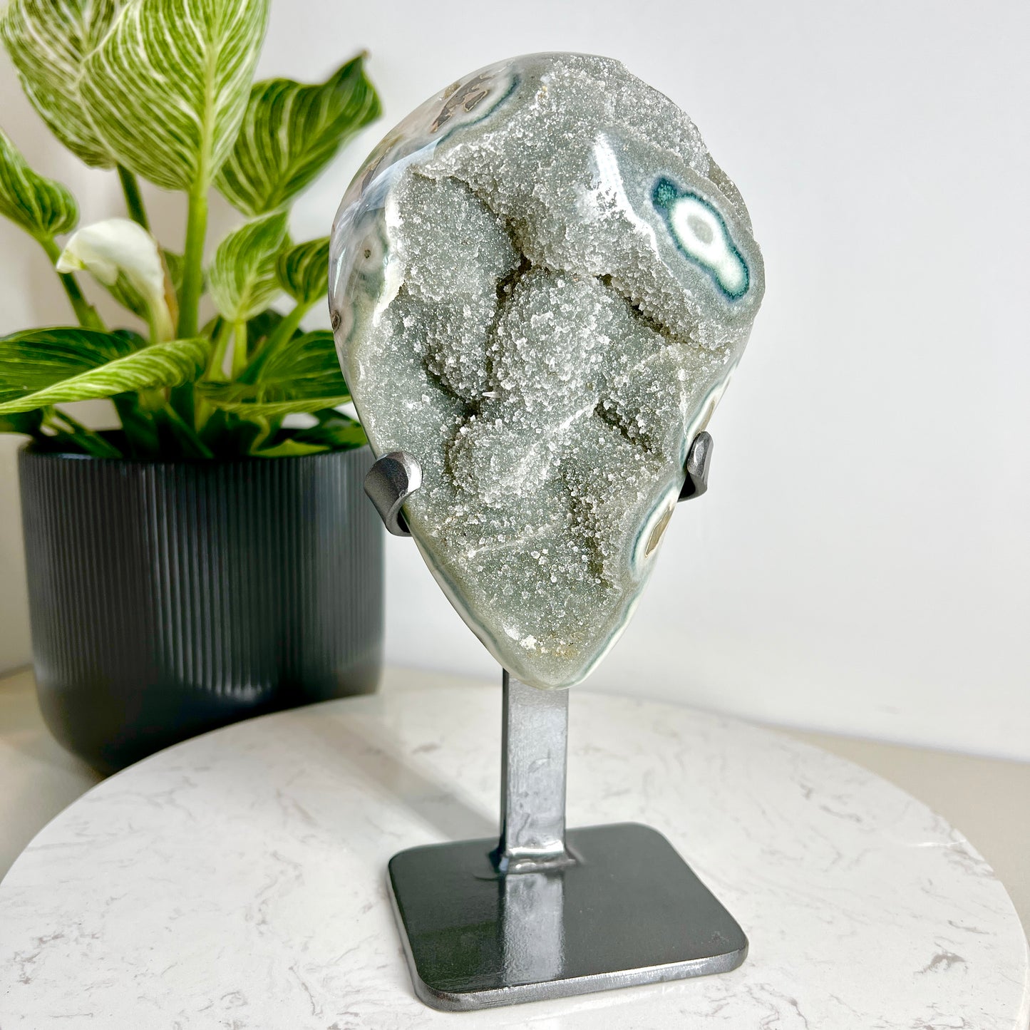 Uruguayan Rainbow Amethyst w/ Custom Stand