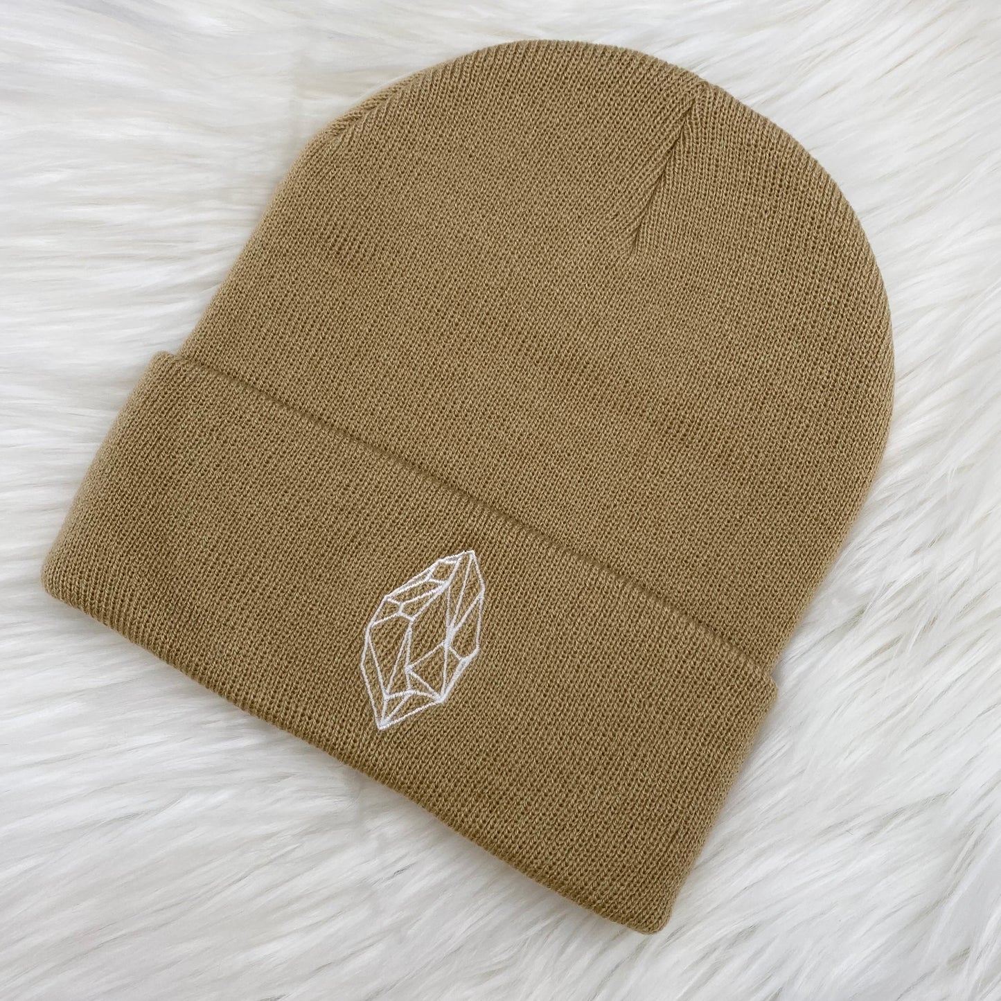 Crystal Beanie - Tan