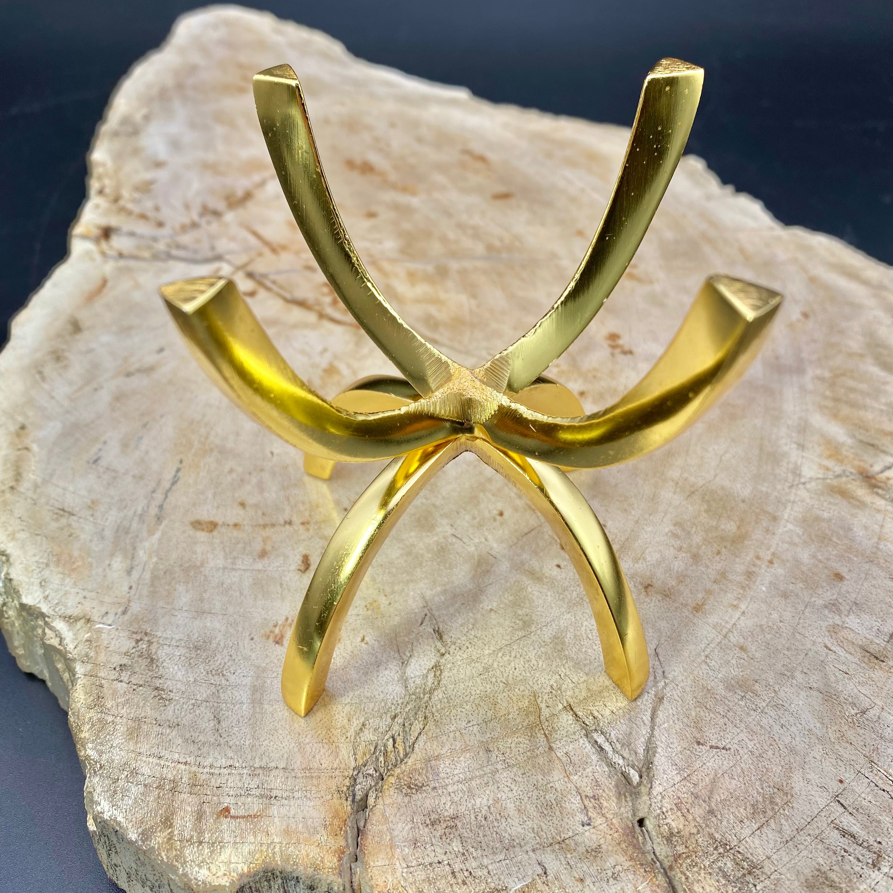 Brass Gold Claw Stand Large