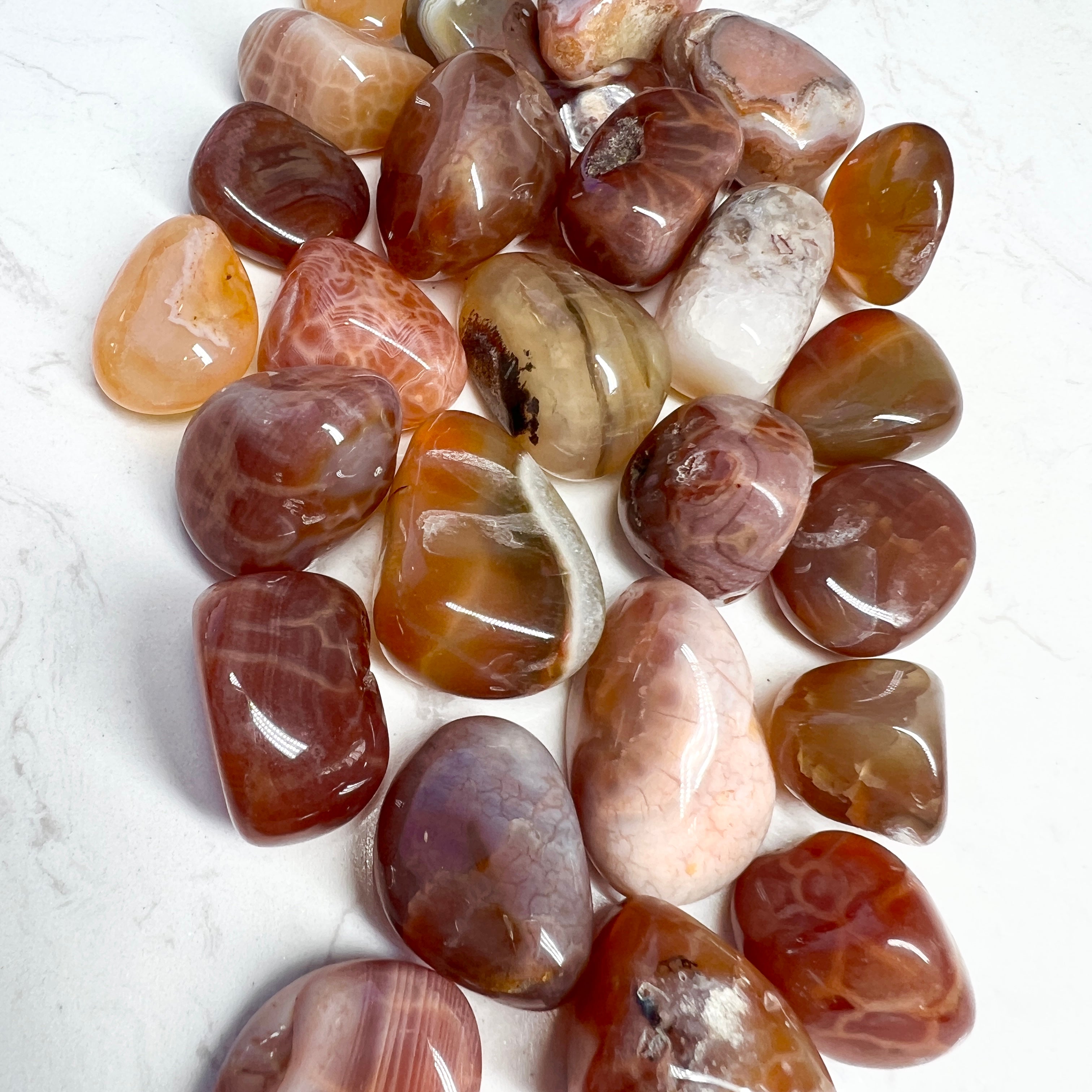 Fire Agate Tumble
